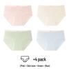 Yalu Girls' Pure Cotton Antibacterial Briefs