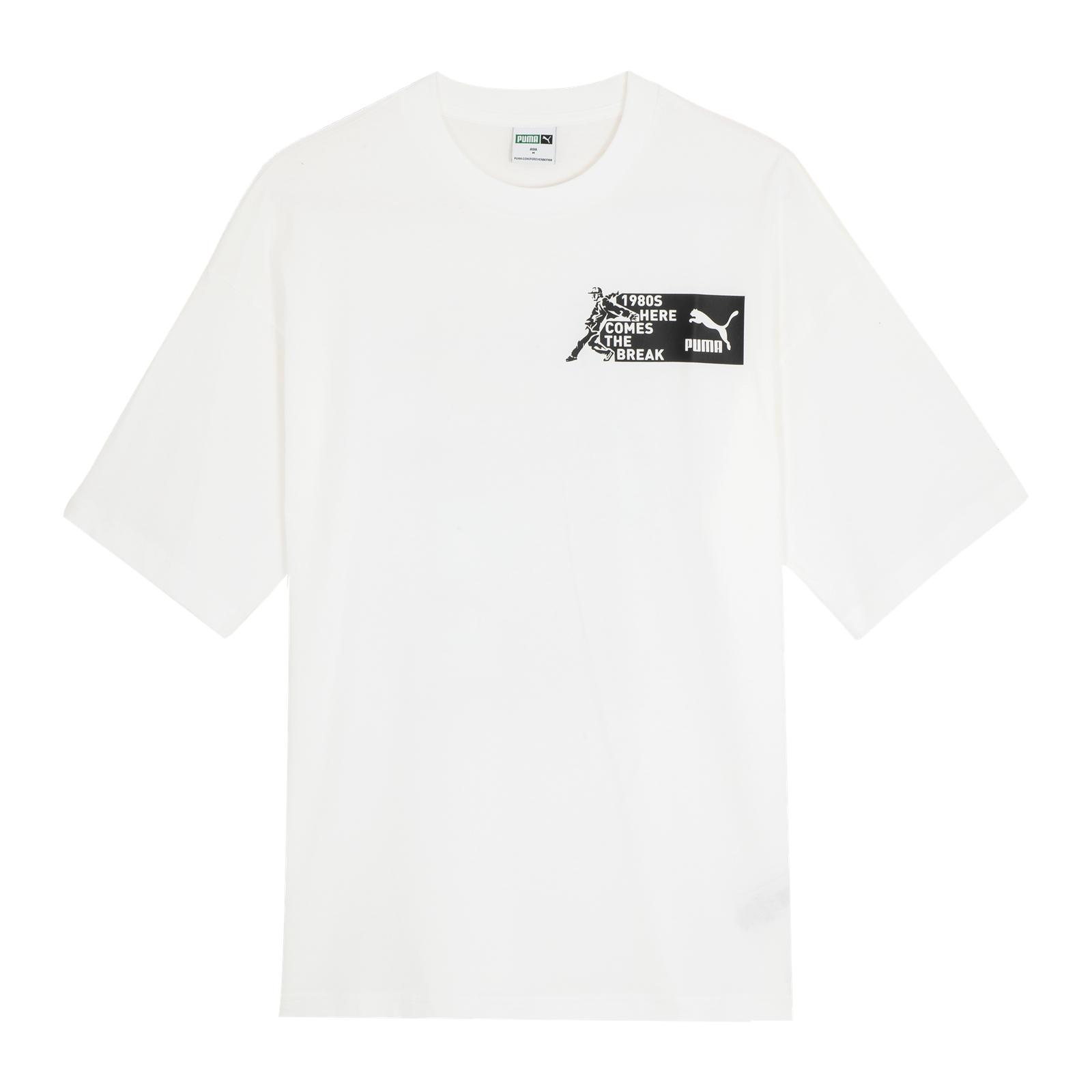 

Puma Classics Short Sleeve T-Shirt Men Tops White 620226-02 XL