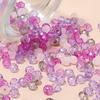 200pcs/Lot 4mm Pink Purple Rondelle Austria Faceted Glass Beads For Jewelry Making Loose Spacer Beads Crystal Beads DIY Bracelet
