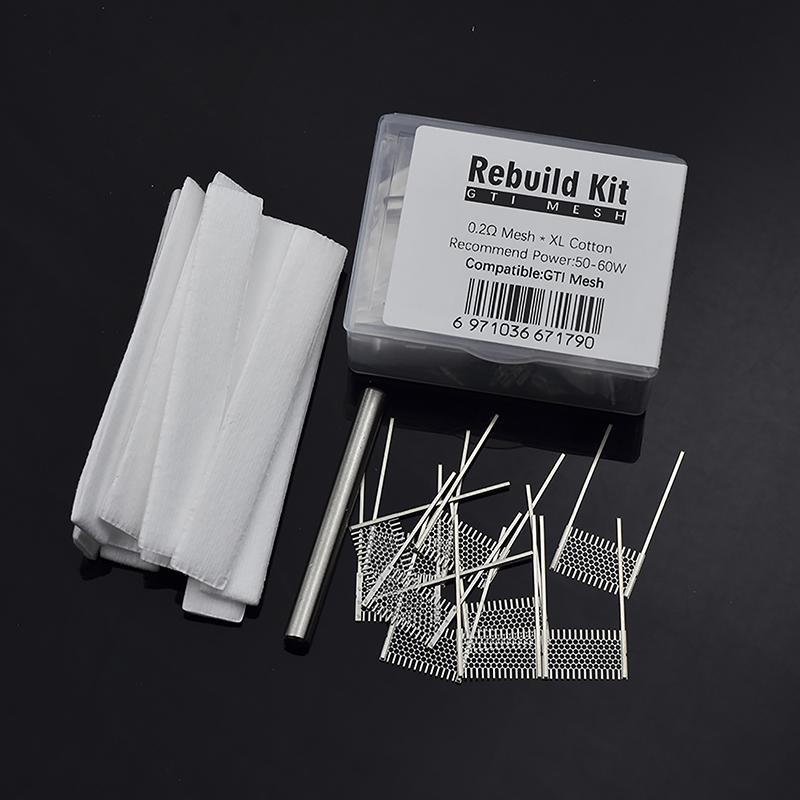 Diy Rebuild Kit Gti 0.2Ohm Mesh Coil Resistance Wire Replacement Accessories Tool