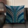 Autumu Maori Tribe Samoa Polynesia Cushion Cover Natural Linen Organic Fabric DoubleSided Printing Sofa Home Decor Breathable