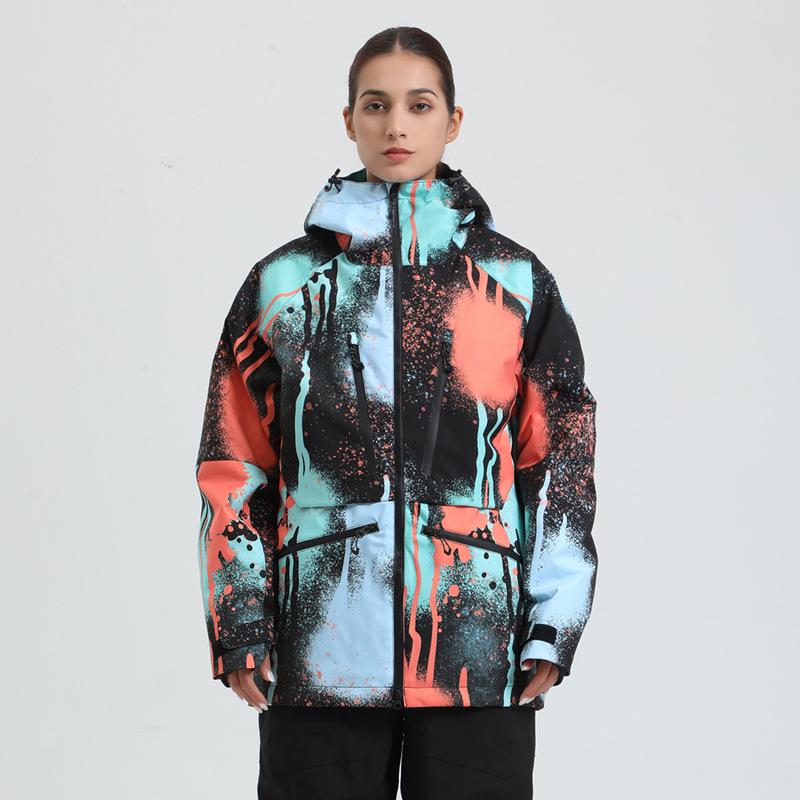 Men's and Women's Winter Ski Suit: Warm, Breathable, Waterproof, and Windproof for Outdoor Snowboarding and Sports.