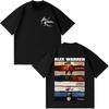 Alex Warren 2026 Tour Album Print T-Shirt Unisex Mode Baumwolle Locker Lässig Oversized Kurzarm Damen und Unisex T-Shirt