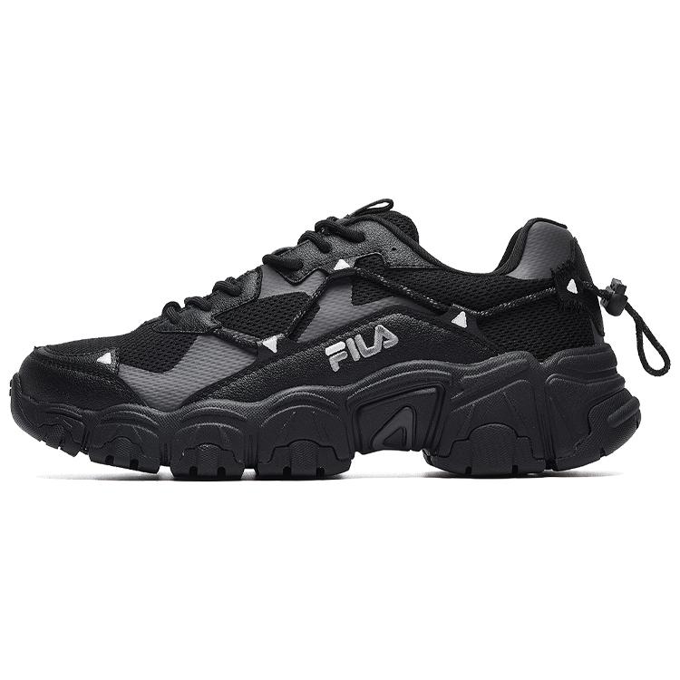 New FILA Fluid Slip Resistant And Breathable Low top Casual Shoes Men's Black F12M034129FBK