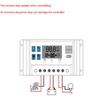 Intelligentes LCD-Display Solarmodul Batterieregler 12V 24V 20A Tragbares Zubehör für effizientes Energiemanagement