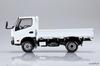 Aoshima Bunka Kyozai Rakupura Snap Kit Hino Dutro Flatbed Scale Plastic Model Kit Co., Ltd. (AOSHIMA) No. 23-WE (White) 1/32 Pre-colored