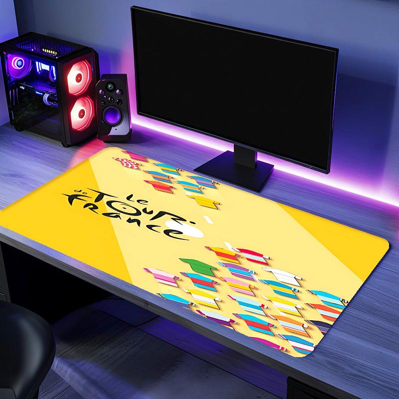 Tour de France Mouse Pad - Non-Slip Rubber Base, Smooth Surface for Work,Gaming,Office,And Home Use, Desk Mouse Pad