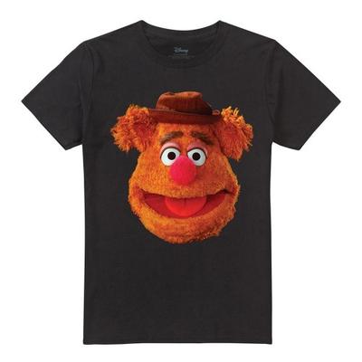 The Muppets Unisex Adult Fozzie Bear Face T-Shirt