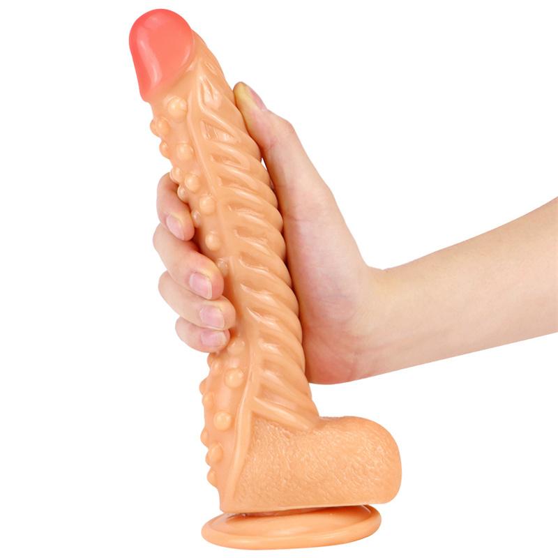 Front Female Thread Granular Massage Female Simulation Dildo Adult Sex Toys