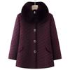 Middle-aged Elderly Autumn and Winter Clothing Female Grandmother Winter Clothing Fleece Jacket Mother Mink Fleece Coat Old Lady Clothing