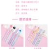 Cute Transparent 15cm Plastic Straight Ruler For Students Kids Stationery Gift