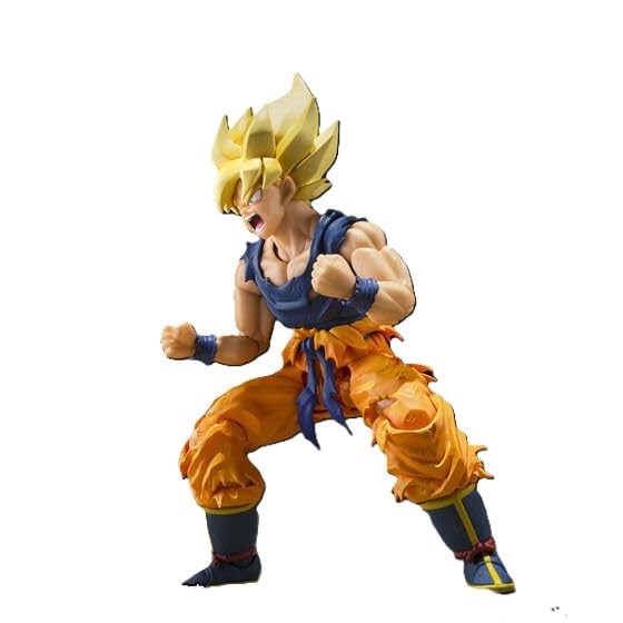 Tamashii Nations S.H.Figuarts Super Saiyan Son Goku Angry Warrior Dragon Ball Z 145mm PVC ABS Movable Figure