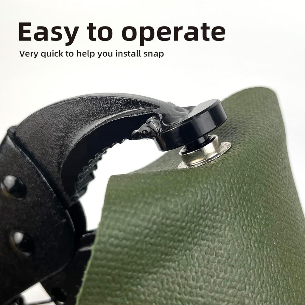 Snap Tool for Boat Covers, Heavy-Duty Snap Fastener Tool, Snap Installation Tool 15mm Metal Snaps Repairing Boat Covers