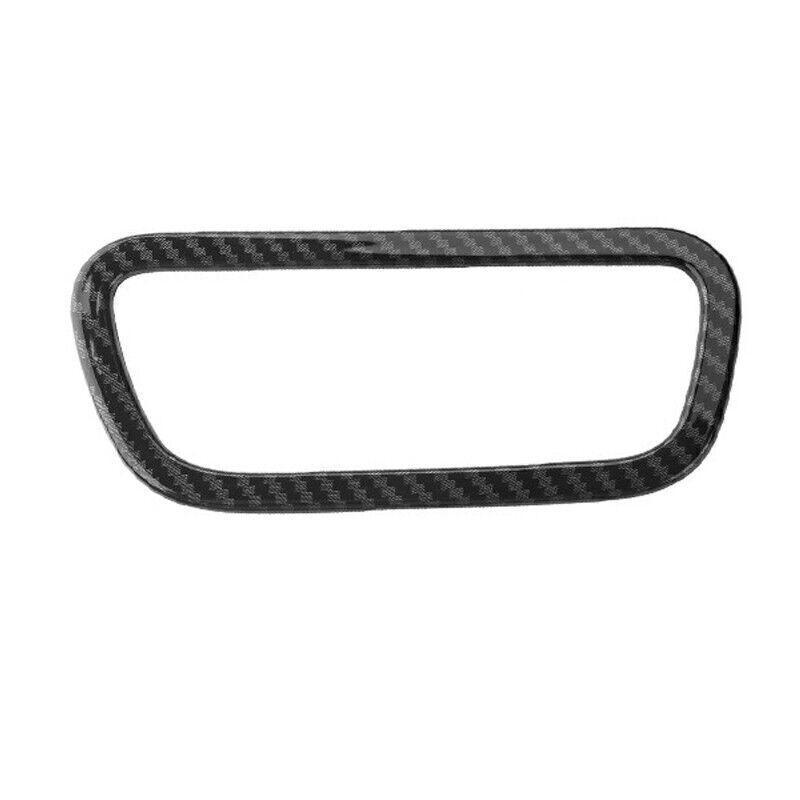 For Kia Seltos 21-22-23 Carbon Fiber Look Driver's Side Dash Control Cover Trim