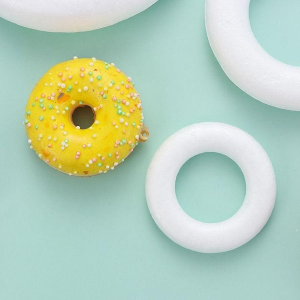 White Foam Ring Round Handmade Craft Decor New DIY White Blanks Home