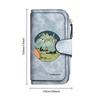 Retro Wallet with Camping Pattern 