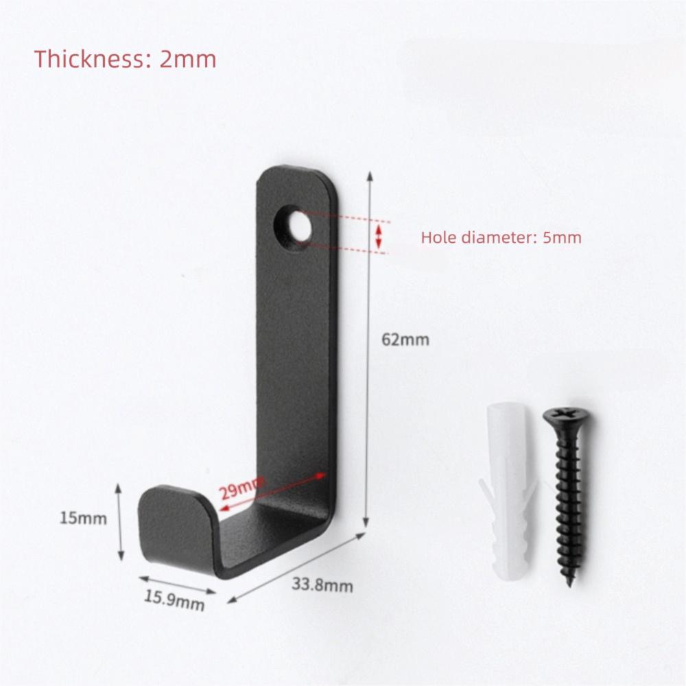 5pcs/set Metal Coat Rack Hooks with Screws Single Claw Hooks Wall Hooks Multi-Purpose Space Saving Clothes Hanger