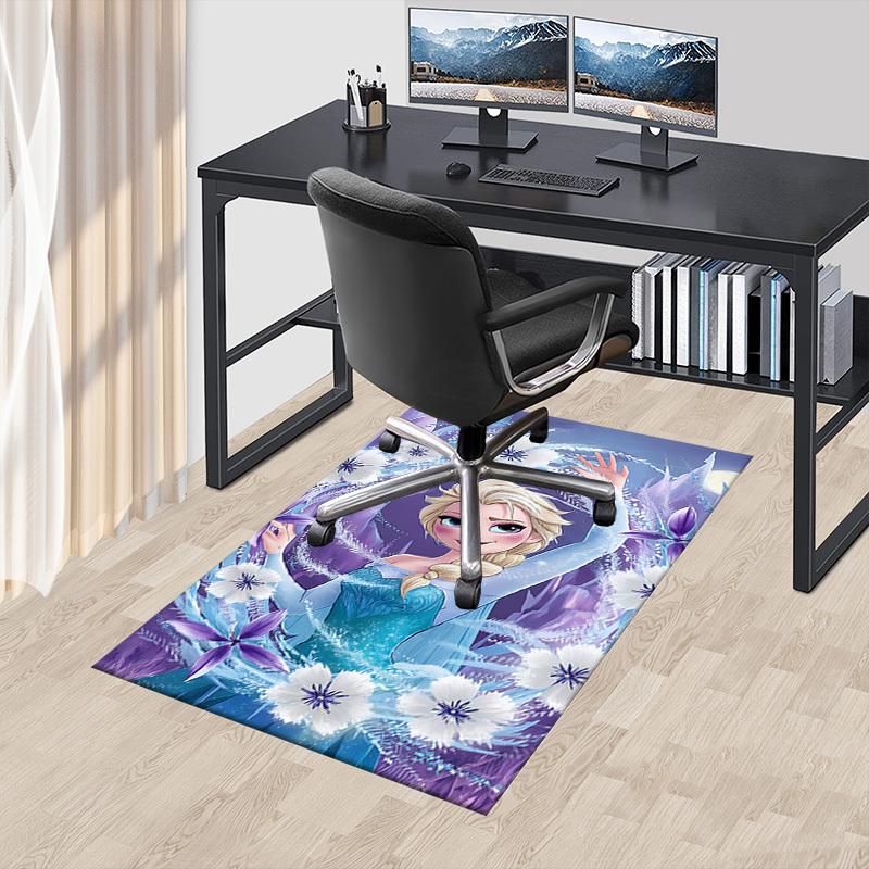 1PC Frozen Elsa Extra Large Non Slip Floor carpet, Office, family, bedroom, Studio Large Area Rug Indoor Rugs