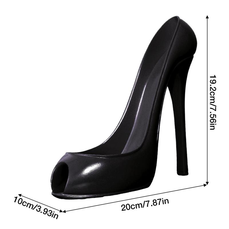 High Heel Shoe Wine Bottle Holder Stylish Wine Rack Basket Accessories High-Heel Statue Sculptures Gifts Basket Home Decor