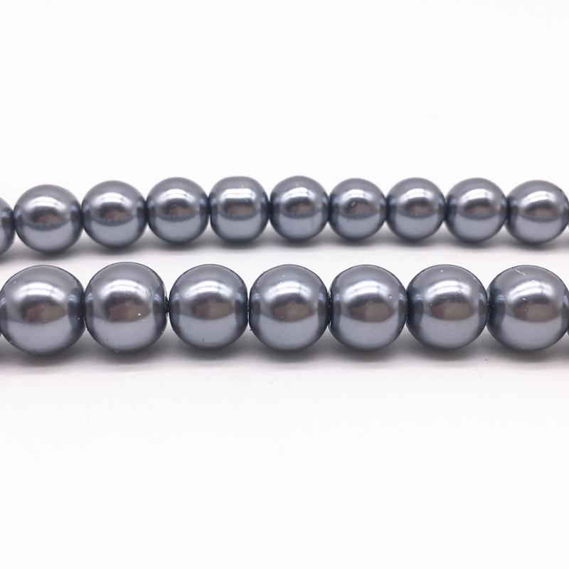 NEW 4/6/8/10mm Round Beads Loose Glass Pearl Spacer Charm Beads for Jewelry Making Diy Handmade Bracelet Accessories
