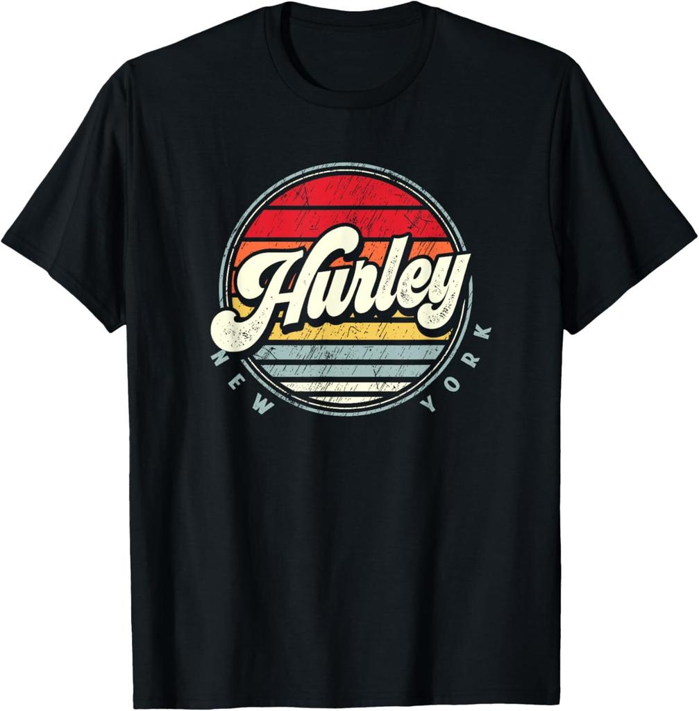 Retro Hurley Home State Cool 70s Style Sunset T-Shirt Unisex T-Shirt