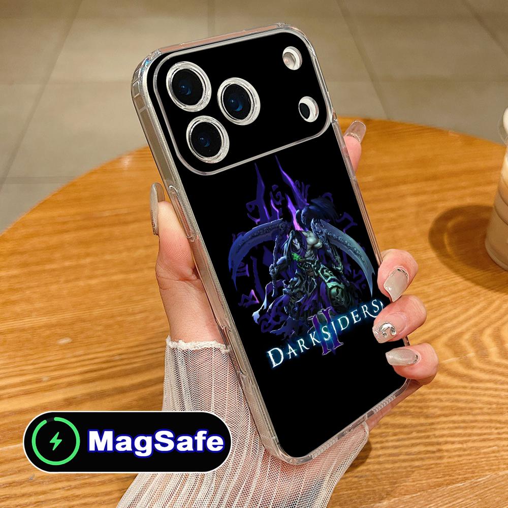 Game Darksiders Mobile Phone Case for iPhone 17 16 15 14 13 12 11 Air Pro Max Plus Mini Magsafe Clear Colorful Cover Pretty