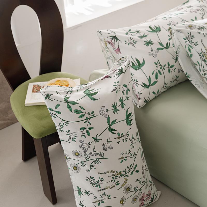 2pcs Pillowcase 100% Cotton Pillow Cover Printed Pillowslip for Home Bed 48x74cm Cushion Cover Soft Pillow Sham Capa De Almofada