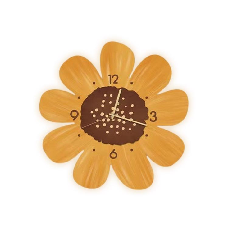 Unique Pattern Wall Clock Battery Operated Wall Clock Accurate Sweepings Movement Wall Clock Precise Time Display