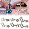 Darning Ruler Presser Foot DIY Quilting Embroidery Sewing Machine Free Motion Darning Ruler Foot Frame Patchwork Maker Kit
