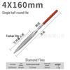 Diamond Grit Shaping Files Set: Electroplated Flat & Round Files for Woodworking