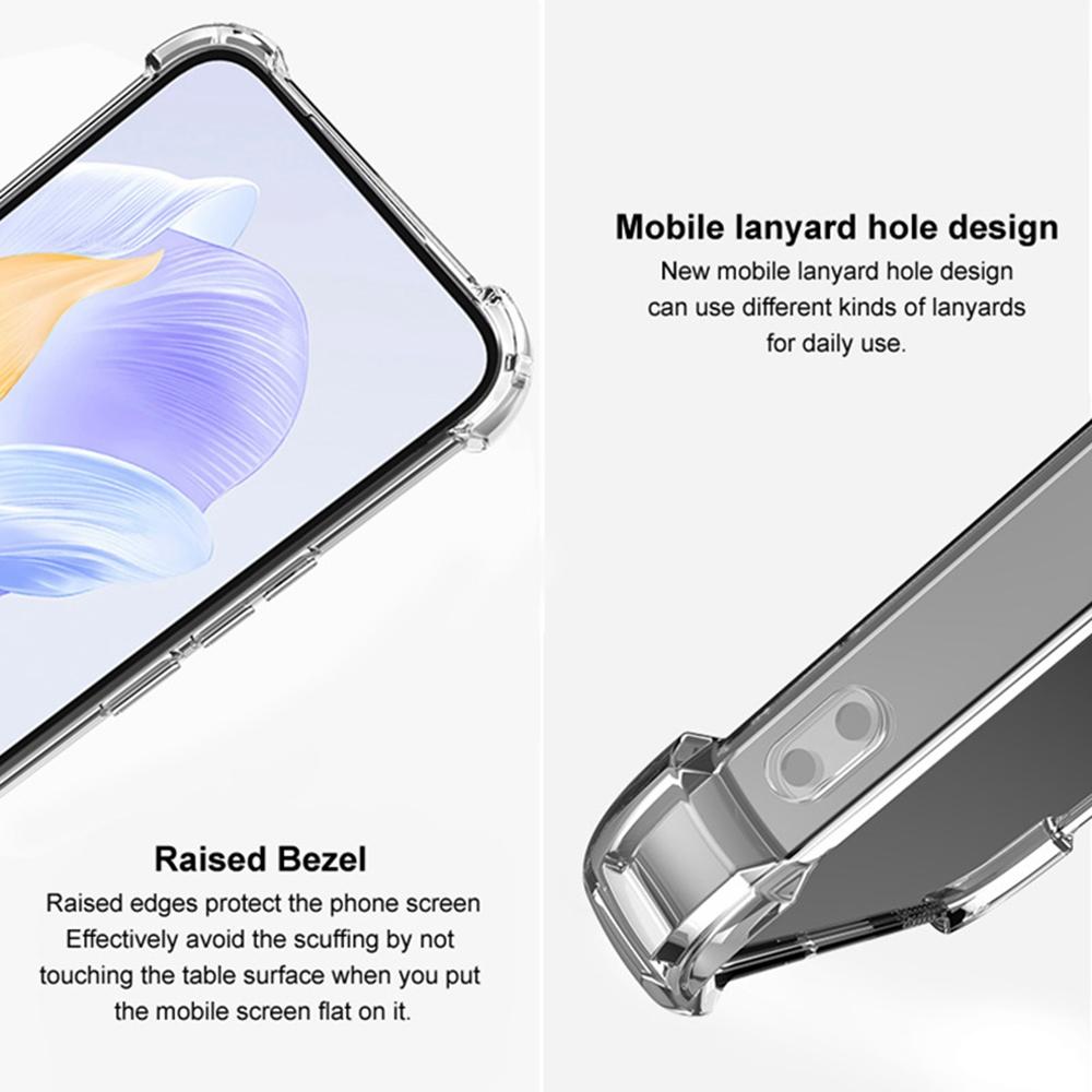 IMAK UX-4 Series TPU Case for Xiaomi Redmi Note 11 Pro+ 5G/Note 11 Pro 5G (China) (Mediatek)/Poco X4 NFC Straight Frame Clear Phone Cover