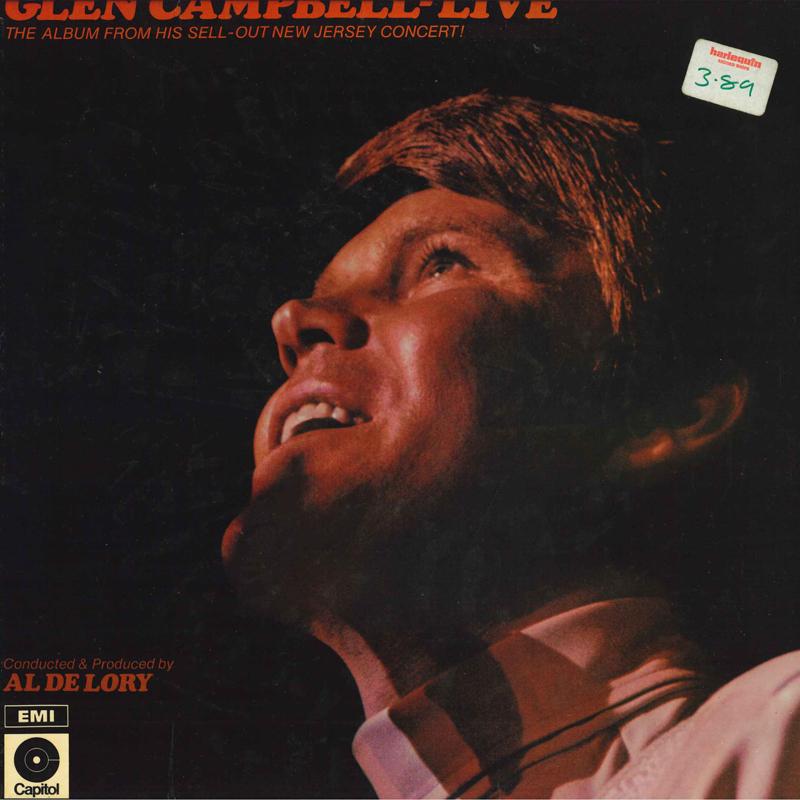 

LP Пластинка ГЛЕН КЭМПБЕЛЛ - Живой ST21444 CAPITOL 1969 UK Поп Б/У