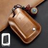 Leather Key Case for Volkswagen Models: T-Cross, Lavida, Lamando, Bora, Tiguan, Sagitar, Polo, Magotan, Passat, Tharu