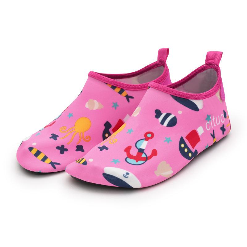 Children's Beach Shoes Creek Shoes Outdoor Sports Toddler Shoes Breathable Wading Hiking Shoes Men's and Women's Non-slip
