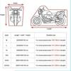 M-XXXXL Electric Vehicle Raincoat 210D Oxford Cloth Bicycle Canvas Cover Motorcycle  Cover  Outdoor