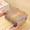 Mobile Phone Case Storage Box with Cover Dust-proof Desktop Drawer Transparent Plastic Storage Box