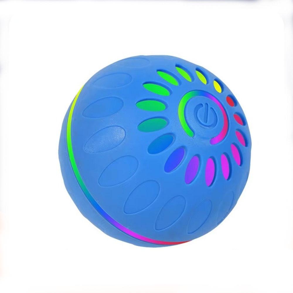 Luminous Interactive Rolling Ball Rechargeable Auto Moving Dog Toy Cat Playmate