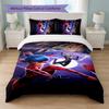 Set Copripiumino Miraculous Ladybug 3 Pezzi 1 Copripiumino e 2 Federe Biancheria da Letto Morbida per Camera da Letto Domestica