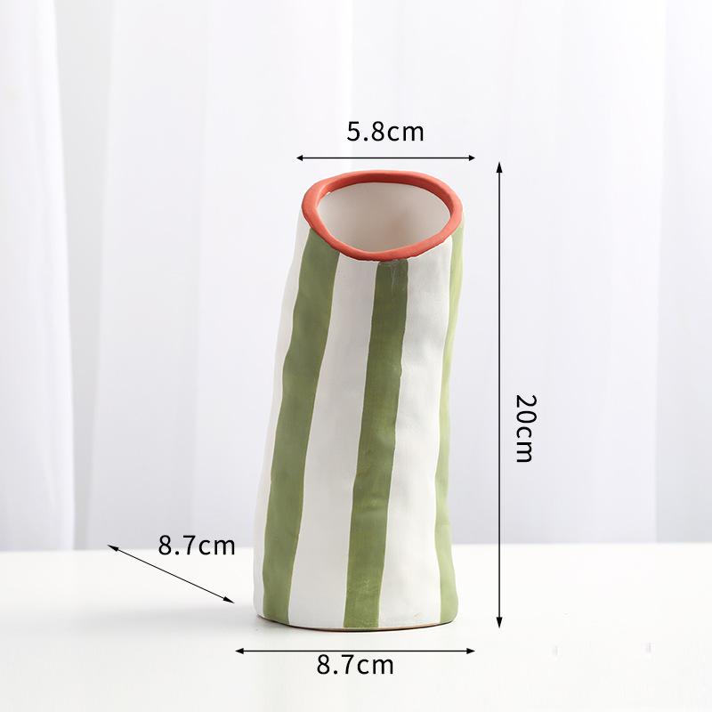 BEPAN European-style ins porcelain vase decoration TV cabinet Study home decoration flowers tabletop crafts