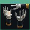 White Witch's Hand Pedestal Single Wick Candle Holder For Halloween