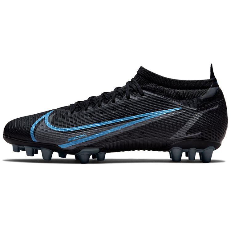 Nike Mercurial Vapor 14 Pro AG Soccer Shoes Men sneaker Black Blue CV0990-004