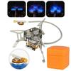 Portable Camping Gas Stove Mini Outdoor Windproof Split Stove Foldable Burner 5800W Hiking Picnic Barbecue Cooking Equipment