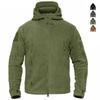 Mens Outdoor Winter Fleece Tactical Army Jacket Windproof Hiking Coats Outwear