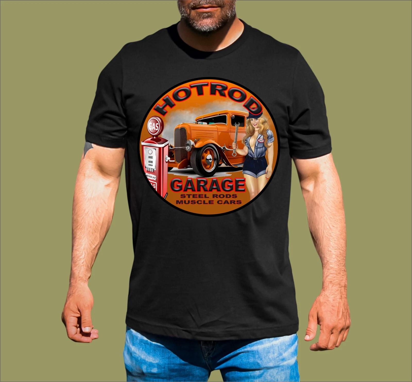 HOT ROD GARAGE T-SHIRT S