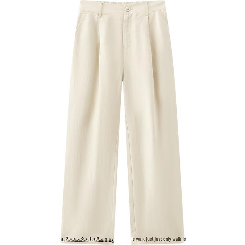 EICHITOO Women s Summer Embroidered Casual Long Pants M
