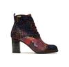 Red Ankle Boots Elceao 21