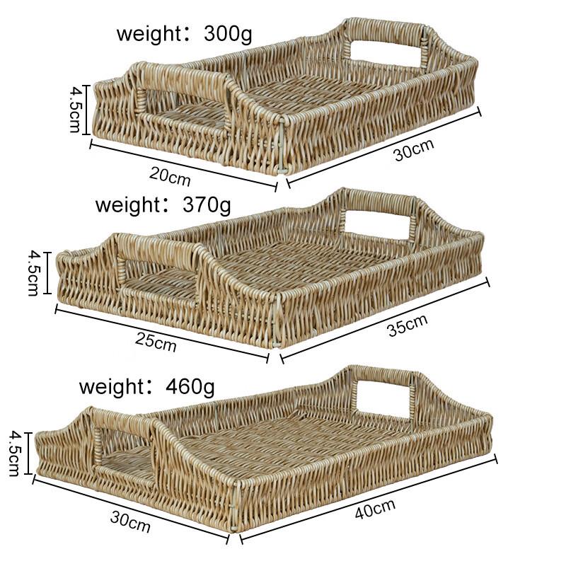 

Imitation Rattan Woven Storage Basket Set