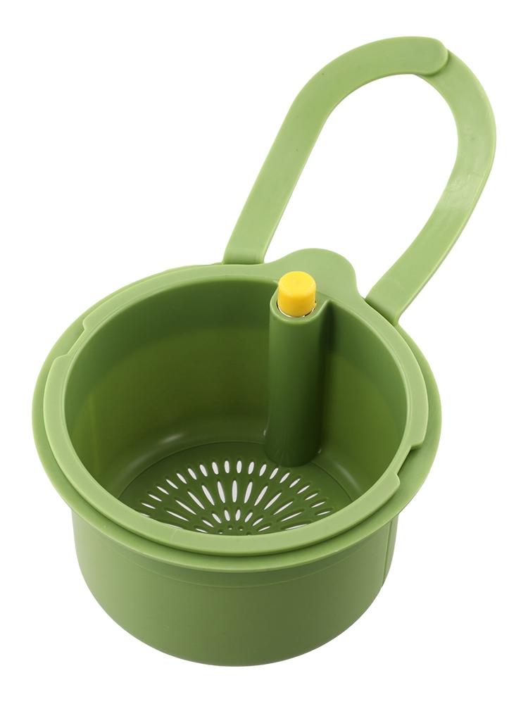 Hängender Küchenspülen-Abtropfkorb: Mühelose Lebensmittelabfall- & Fruchtreinigung