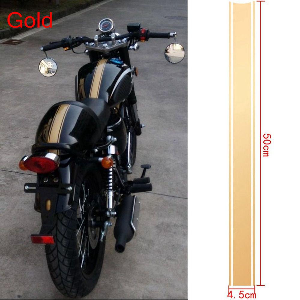 50cm Décoration Vinyle Cool Carénage Réservoir Moto Autocollant Bande Décalcomanie Ligne Fine