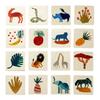 Card Wooden Animal Puzzle Toy Board Game Children Brain Teasers Logic Building